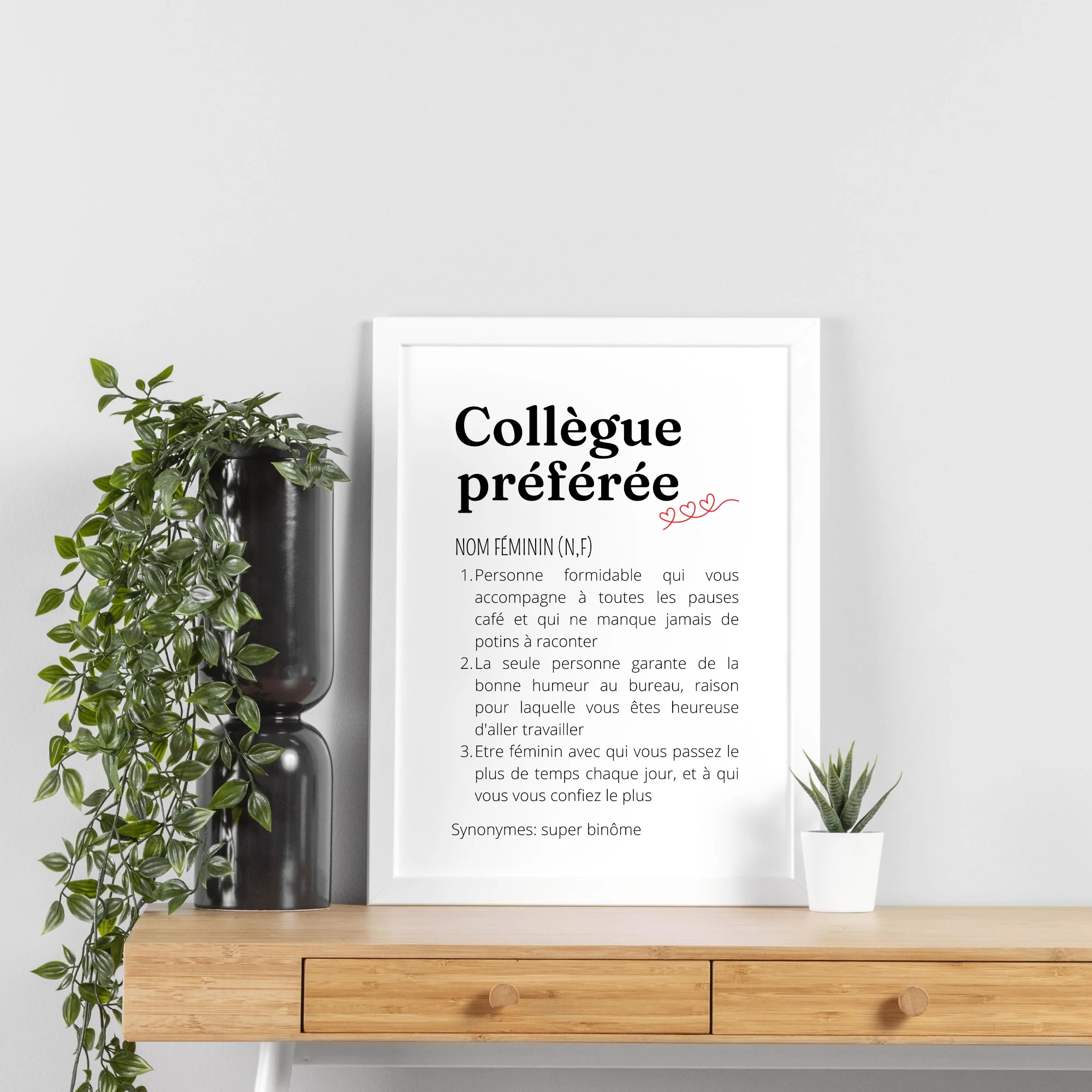 Affiche définition Collègue préférée – Image 3