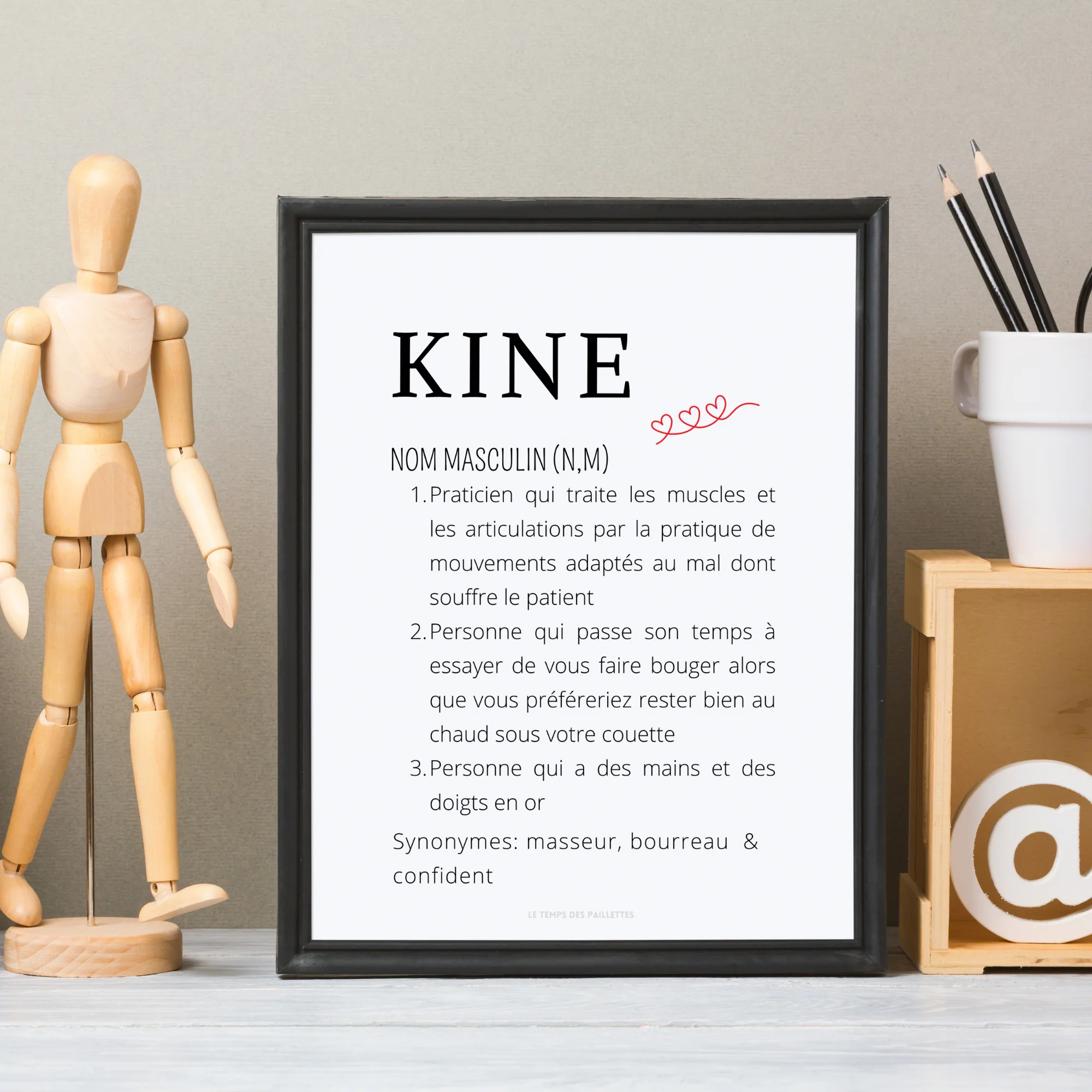 Affiche définition kiné - Affiche minimalistes pour salle d'attente – Image 4
