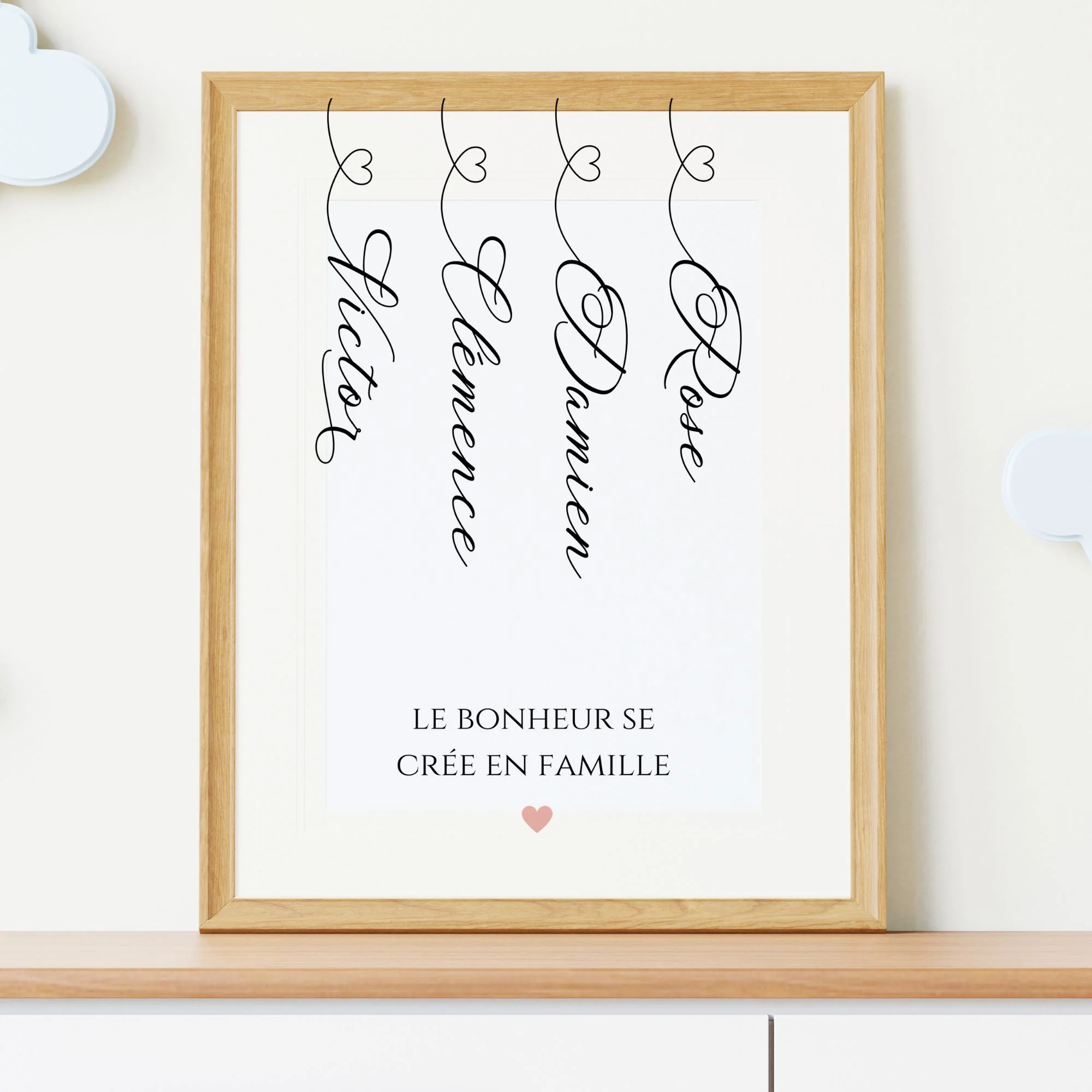 Affiche Famille Prénoms - Affiche Personnalisée Famille par Le Temps des Paillettes – Image 5