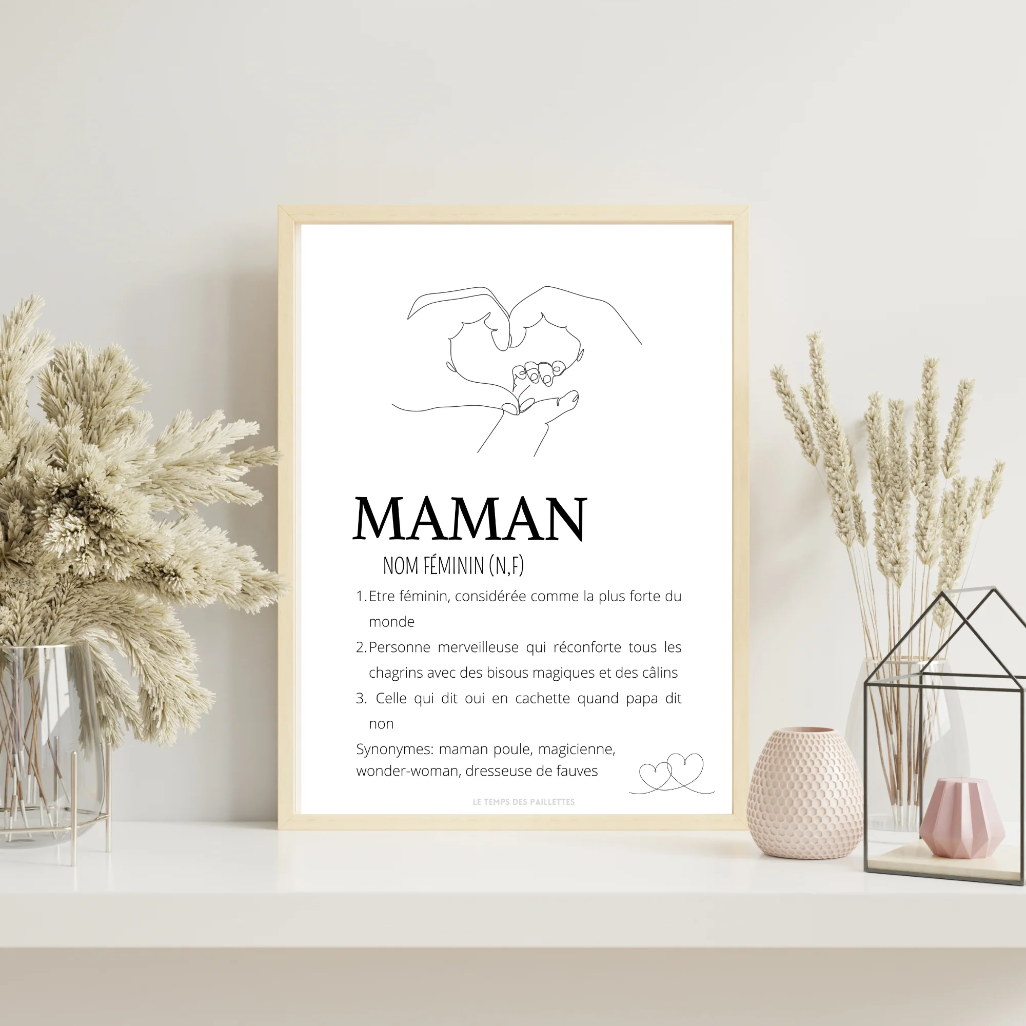 Affiche Définition maman personnalisée - cadeau fête des mères – Image 3
