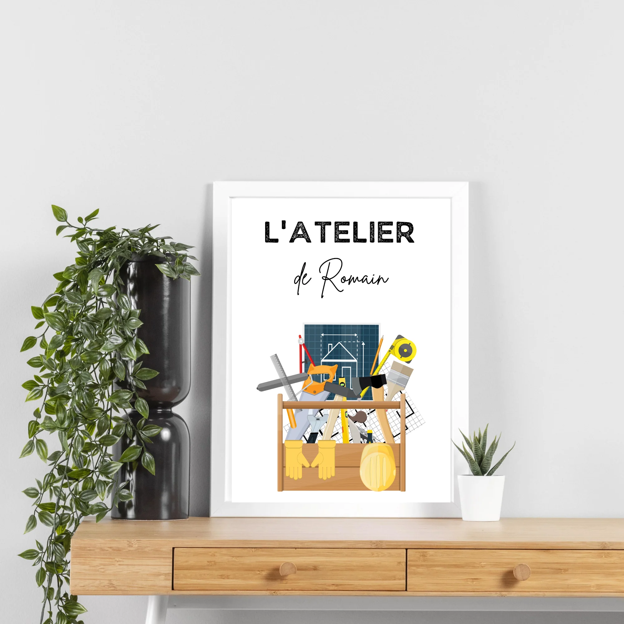 Affiche Atelier de bricolage personnalisée - Poster pour bricoleurs par Le Temps des Paillettes – Image 4