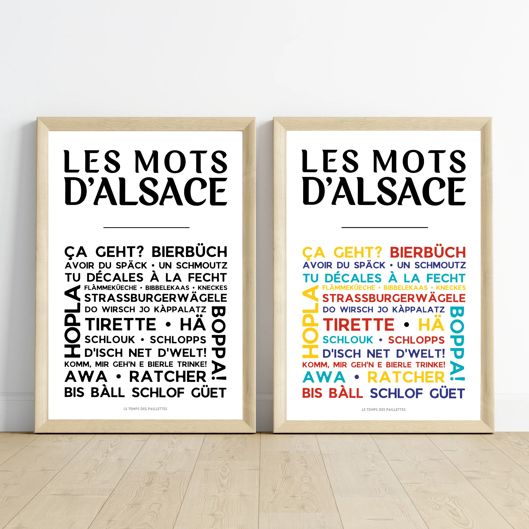 Affiche L'Alsacien - Poster mots d'alsace par Le Temps des Paillettes – Image 5