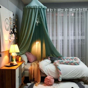 Ciel de Lit bébé Vert olive