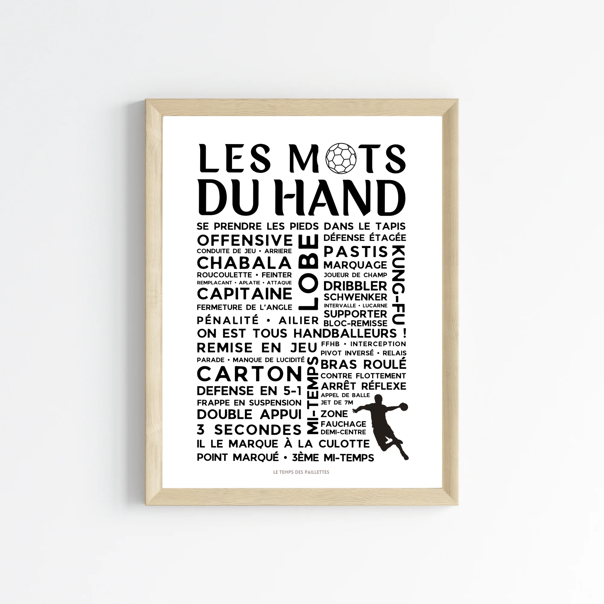 Affiche Les mots du Hand - Affiche de sport – Image 2