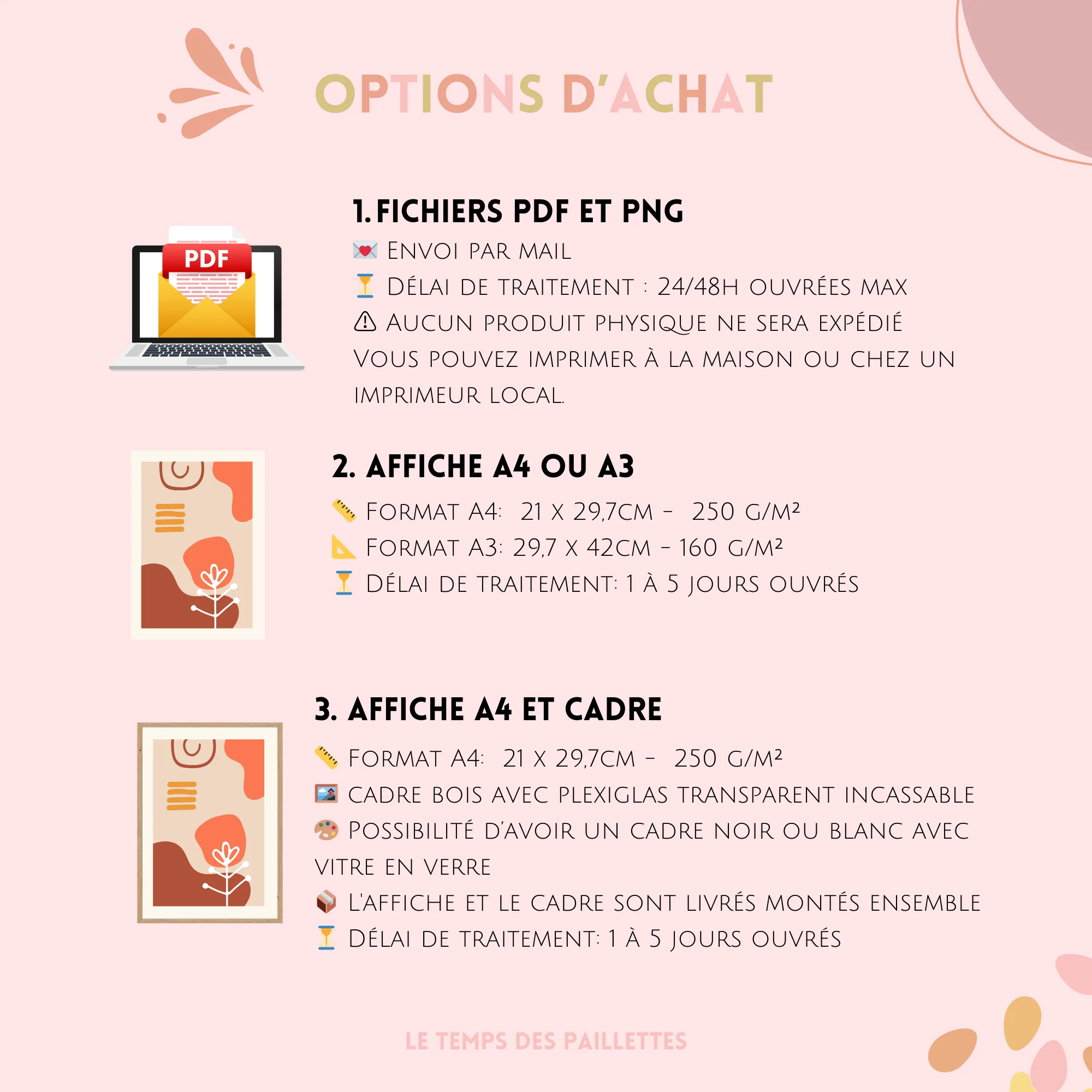 Affiche de naissance lapin - Cadeau de naissance personnalisé – Image 3