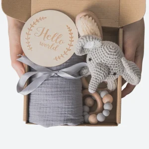 Coffret bébé éléphant - ANNA
