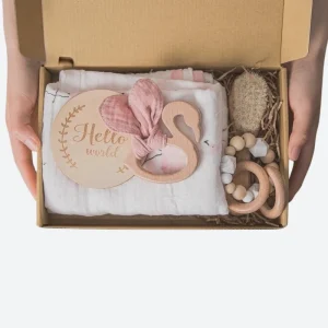 Coffret bébé oiseau flamant rose - AGATHE