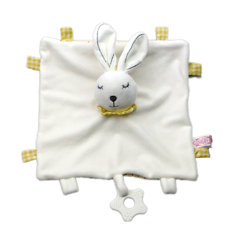 Doudou Lapin blanc et rose - DINA – Image 2