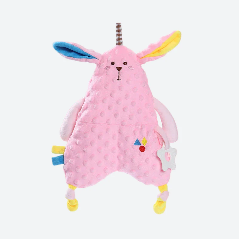 Doudou lapin rose - VICTOR
