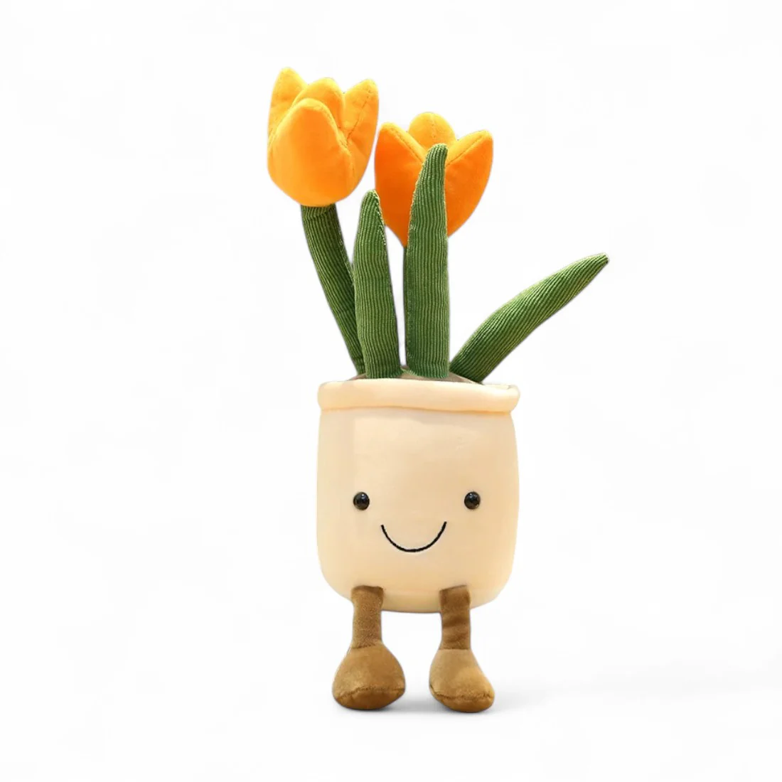 Peluche plante kawaii tulipes en pot – Image 8
