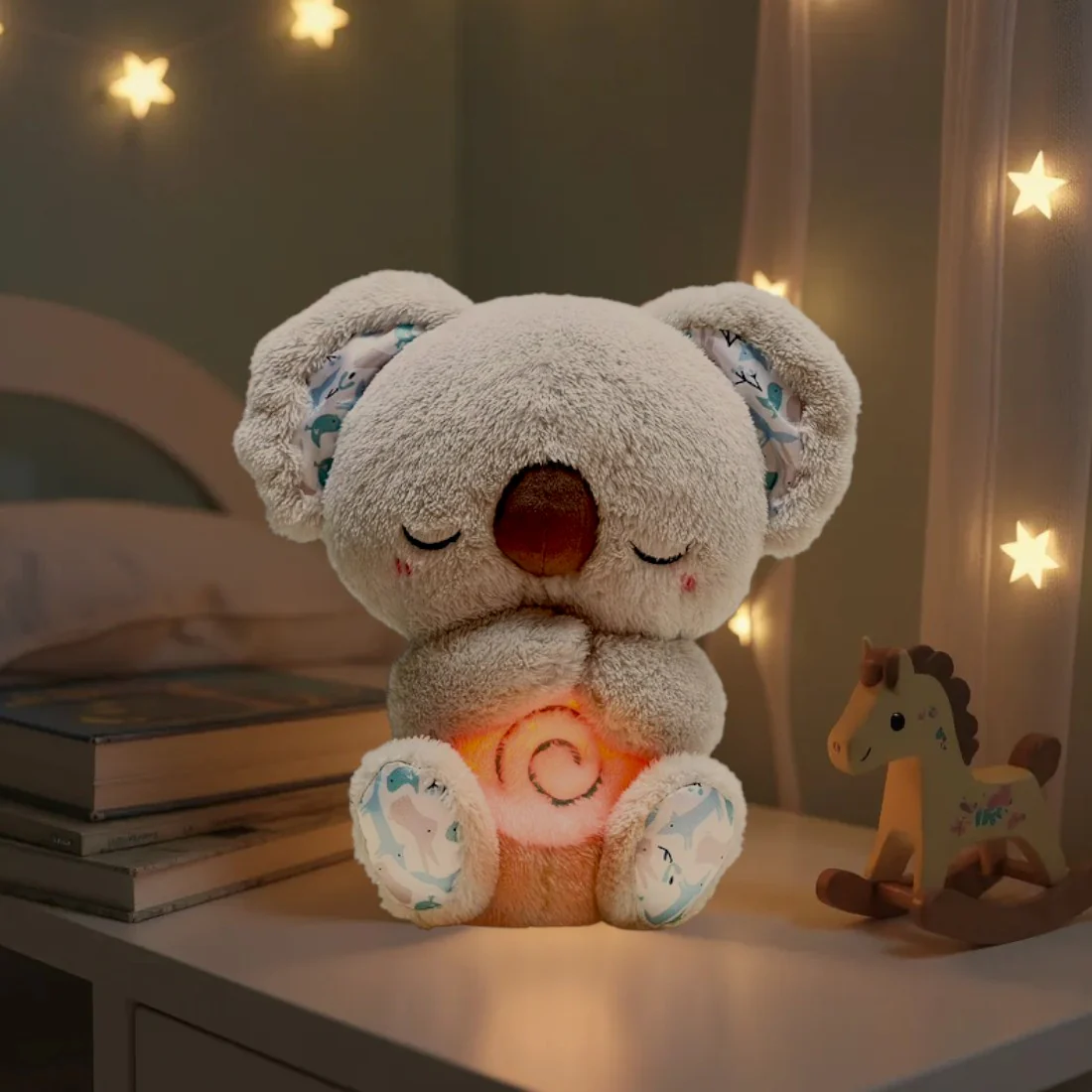 Peluche koala respirante et lumineuse pour apaiser bébé – Image 5