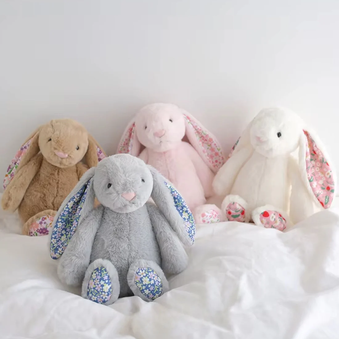Lapin en peluche avec motif Liberty – Image 2