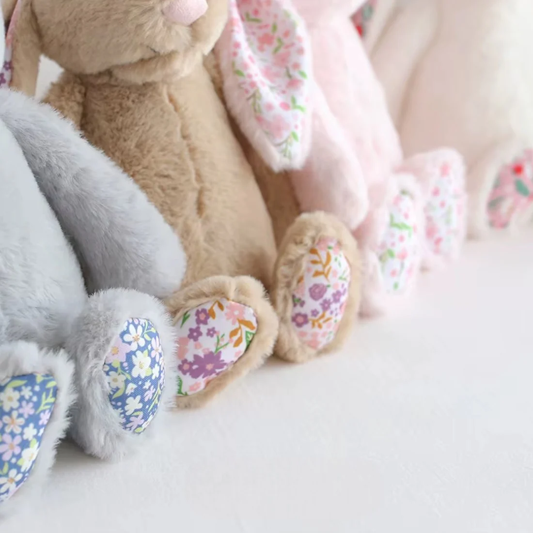 Lapin en peluche avec motif Liberty – Image 4