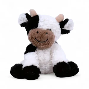 Peluche jolie vache colorée douce