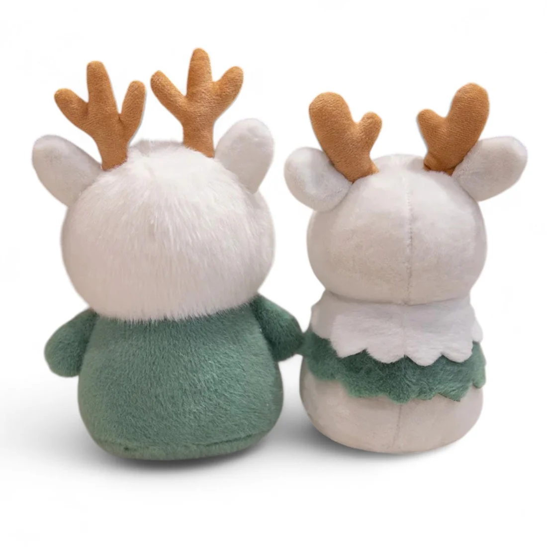 Peluche de noël duo rennes bonshommes de neige – Image 8