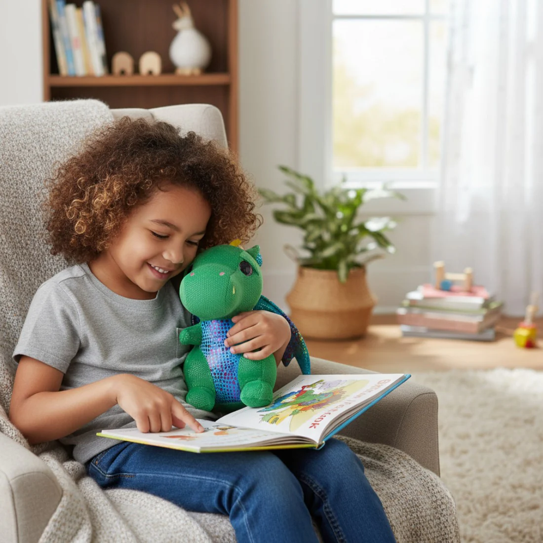 Peluche dragon mignon éclat magique – Image 4