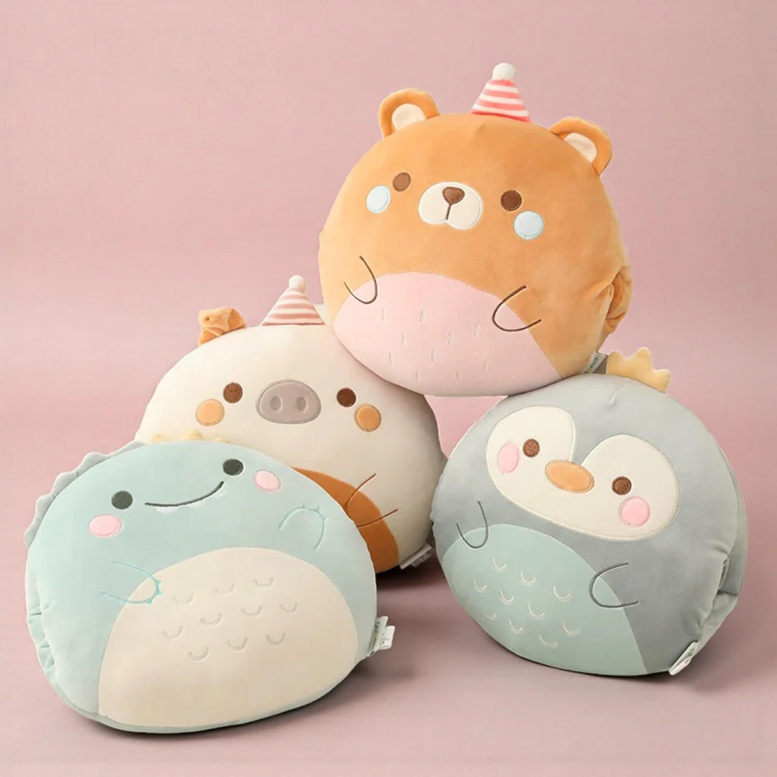 Peluche coussin ronde style Squishmallow – Image 6