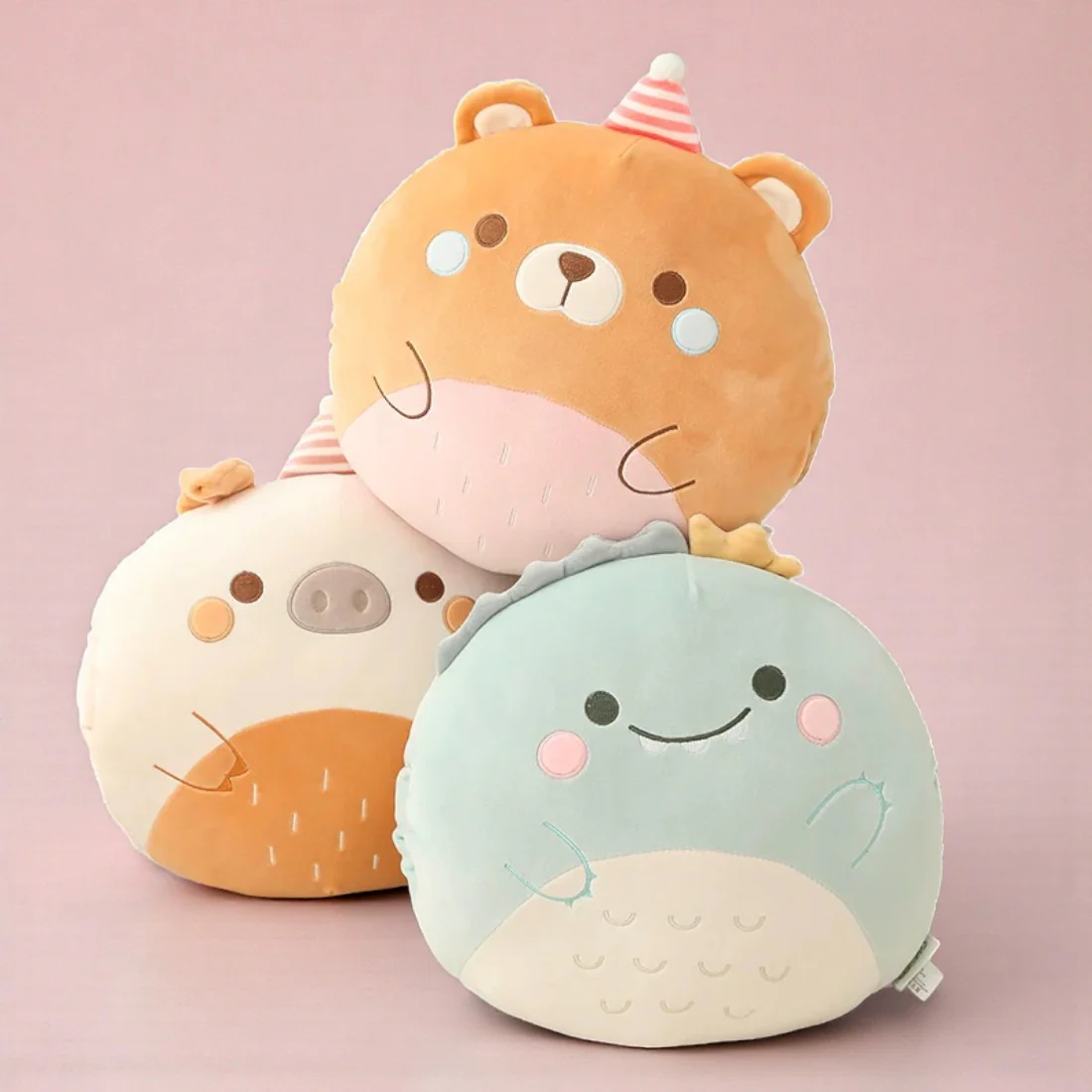 Peluche coussin ronde style Squishmallow – Image 7
