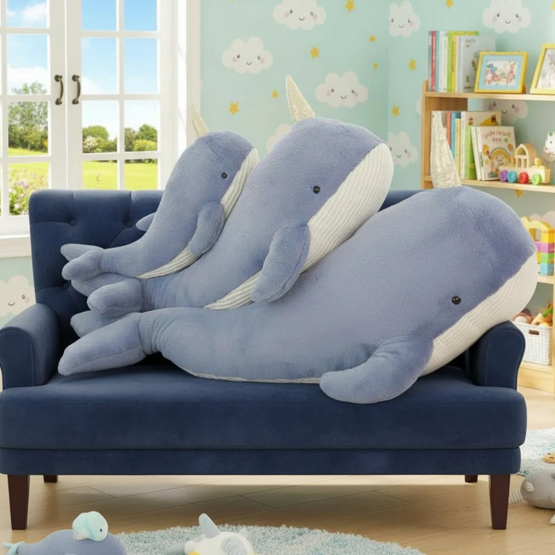 Peluche baleine magique géante – Image 2