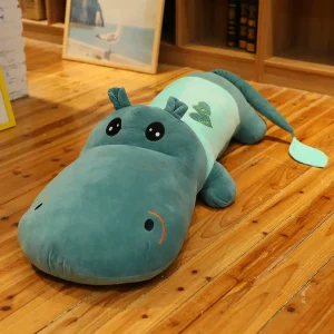 Peluche Hippopotame Vert