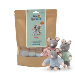 Crochet Kit - The Triplets