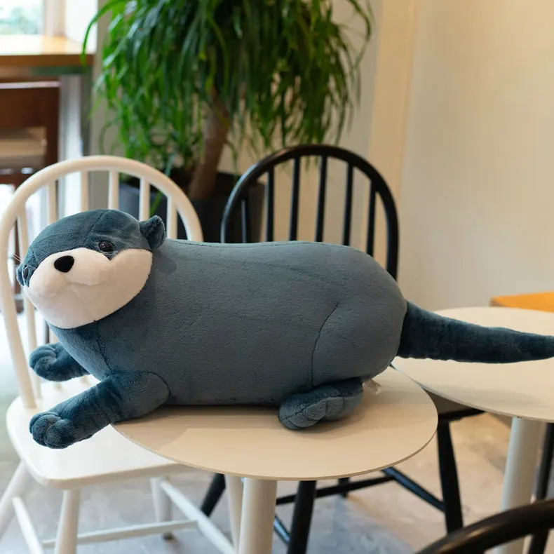 Doudou Loutre Bleu