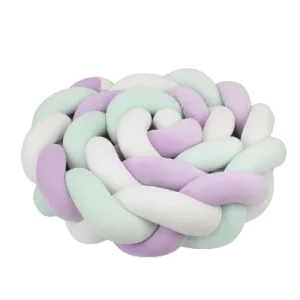 Tour de lit tressé | Violet