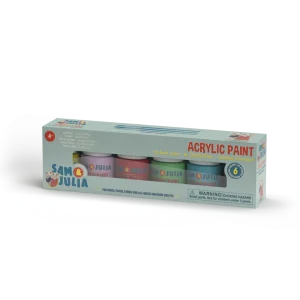 Acrylic Paint - Six basic colors