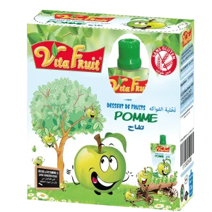 Vita Fruit  DESSERT POCHES Pomme 4X80G