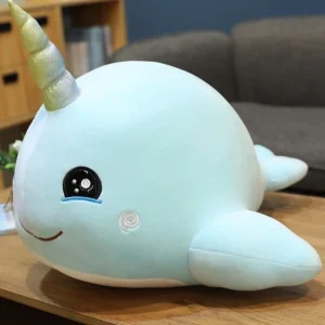Baleine Licorne Peluche