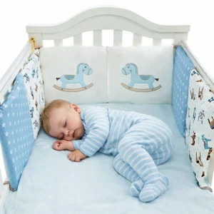 Tour De Lit Bébé - Cheval Bleu