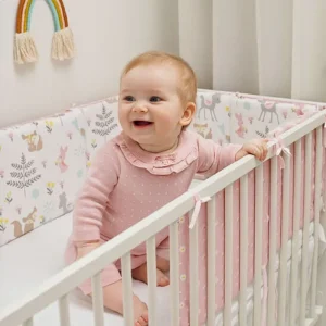 Tour De Lit Bébé - Jungle Rose