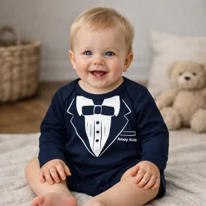 Barboteuse Bébé Garçon - Ensemble de 3 Pièces