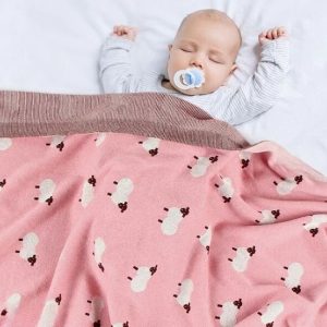 Couverture Bébé Imprimée Mouton