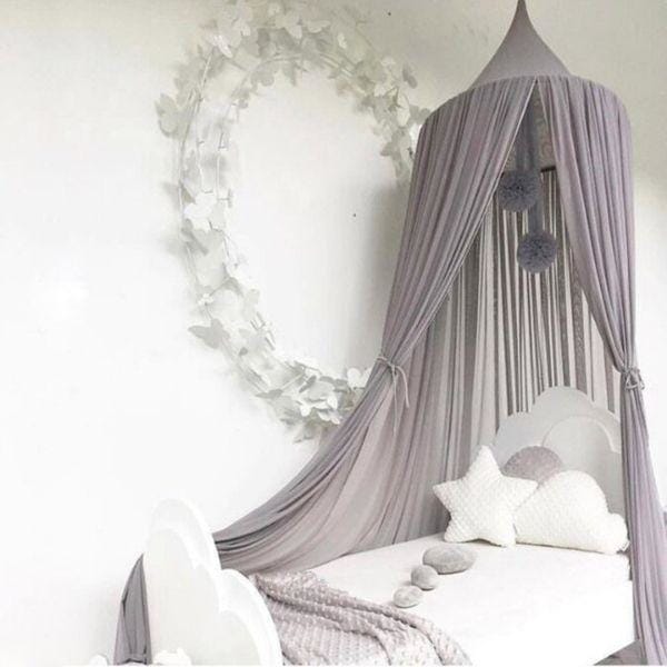Ciel de Lit bébé Gris perle