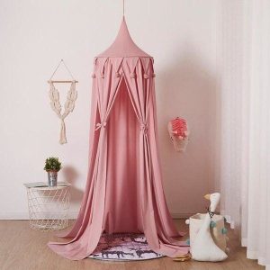 Ciel de Lit bébé Rose