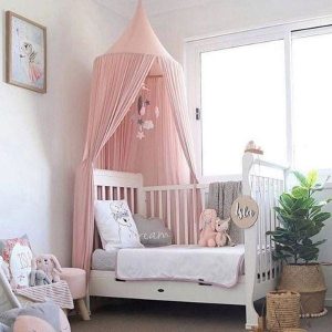 Ciel de Lit bébé Rose pastel