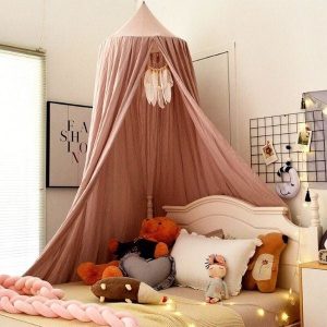 Ciel de Lit bébé Rose poudré