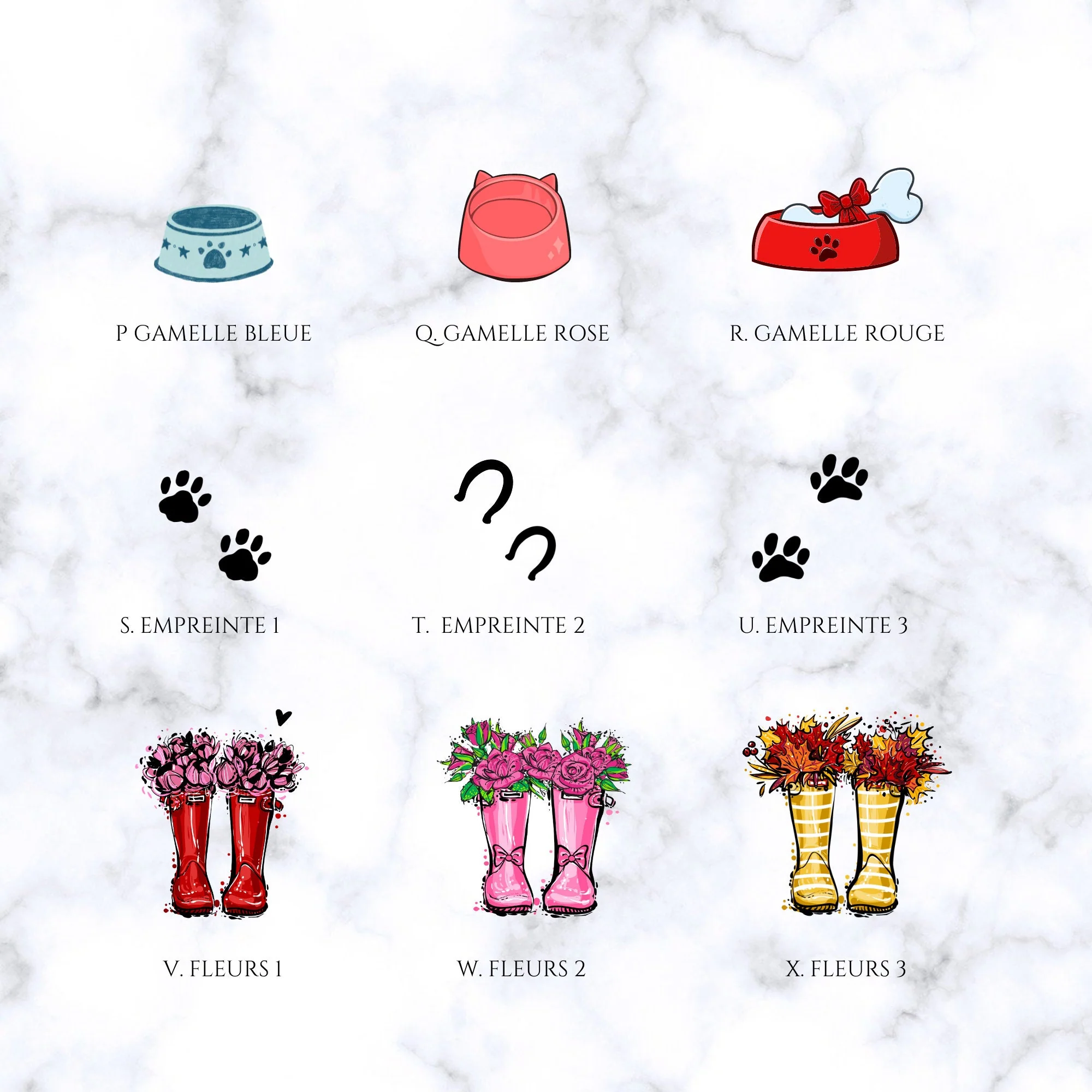 Affiche famille personnalisée, famille bottes de pluie, Custom family poster, Cadeau personnalisé Noël, bottes par Le Temps des Paillettes – Image 5