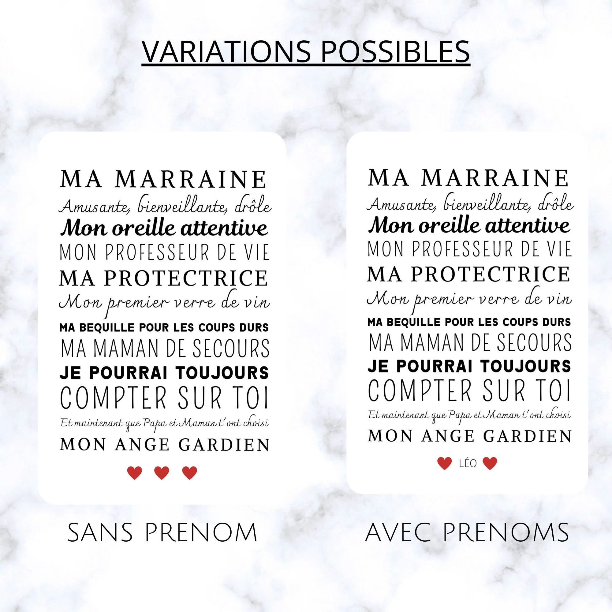 Affiche Personnalisée pour Marraine - Cadeau Unique - Le temps des paillettes – Image 6