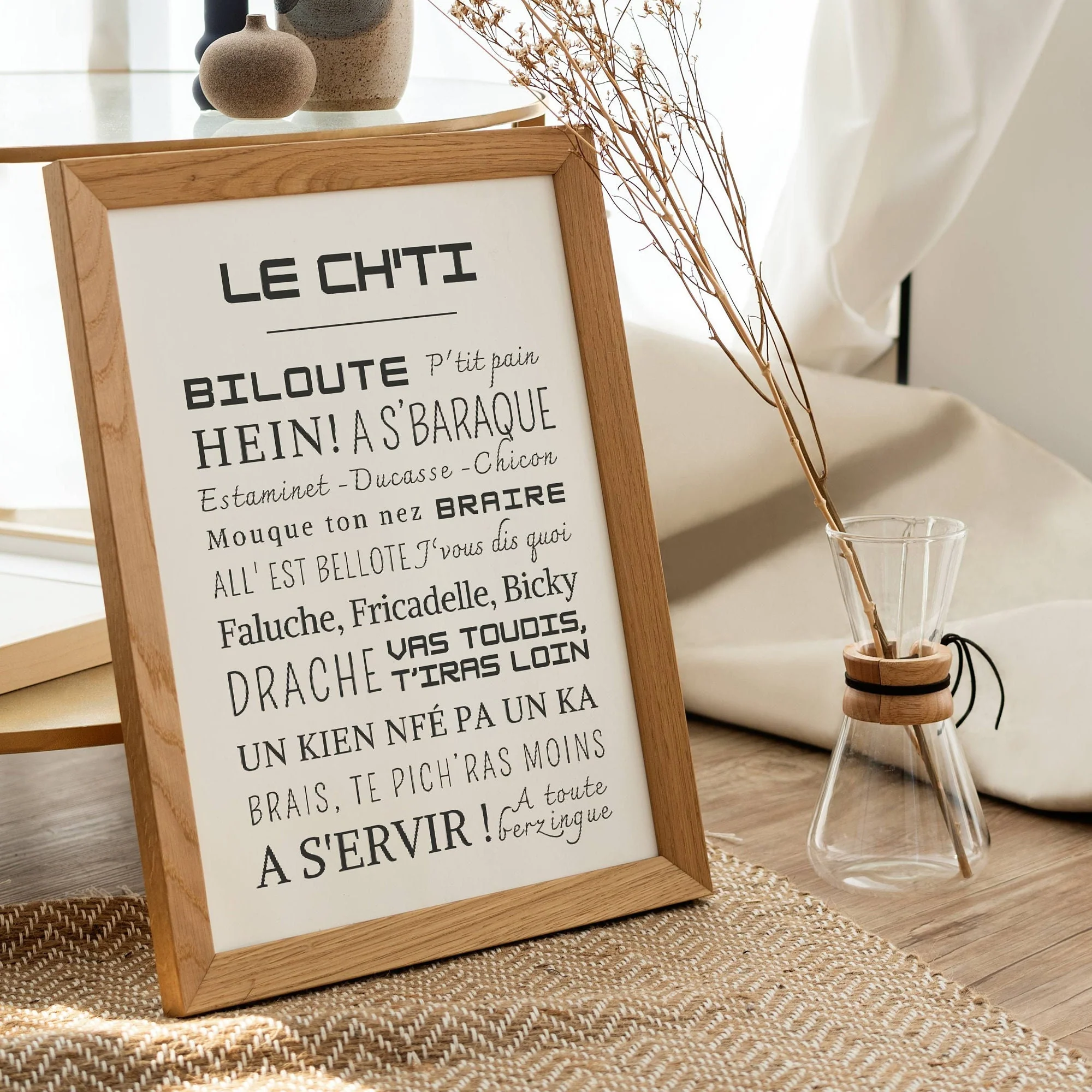 Affiche Mots Chti - Affiche mots et expressions Ch'timi - Poster Mots du Nord par Le Temps des Paillettes – Image 3