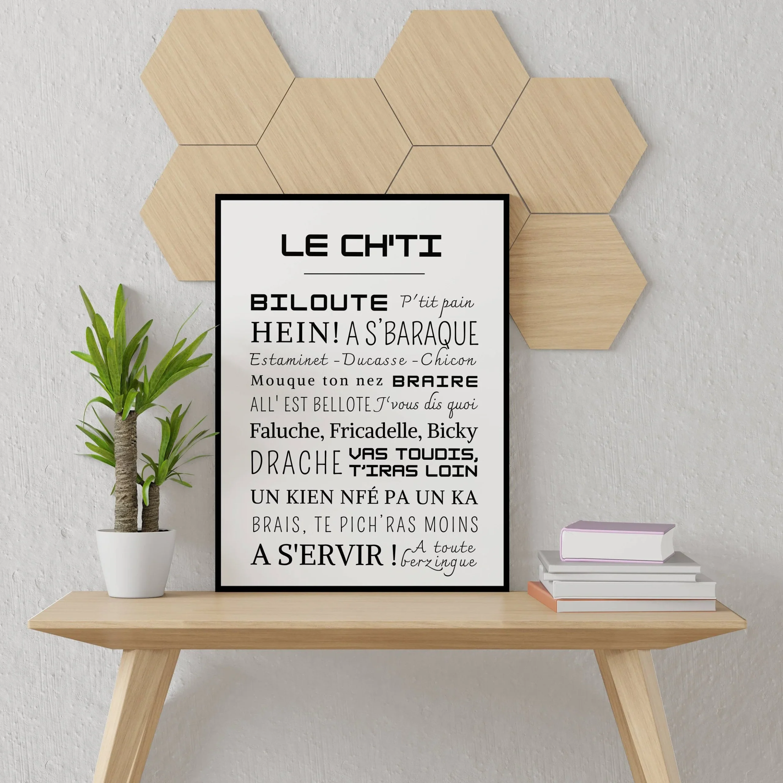 Affiche Mots Chti - Affiche mots et expressions Ch'timi - Poster Mots du Nord par Le Temps des Paillettes – Image 2