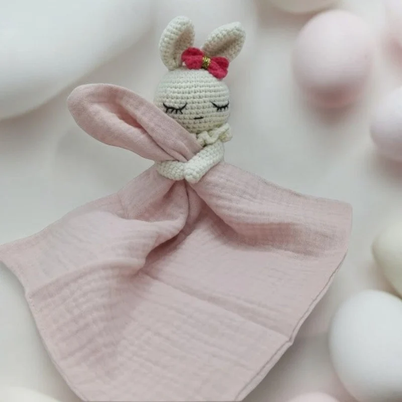 Doudou Plat lapin Crochet - LIVIA – Image 3