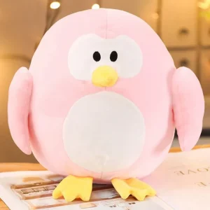 Nounours Pingouin Rose