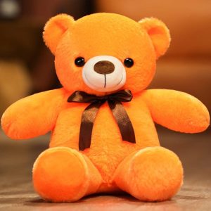 Ours en Peluche Orange