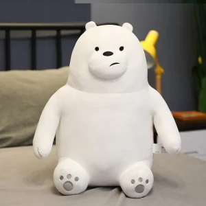 Peluche Ours Blanc Pas Cher