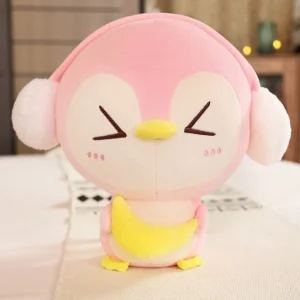 Peluche Pingouin Lune Jaune Plumeux™