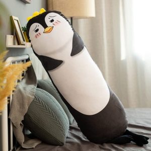 Peluche Pingouin Traversin Boule de Neige™