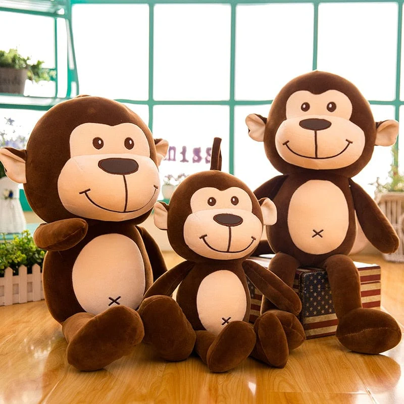 Peluche Singe Géante Monky Malicieux™