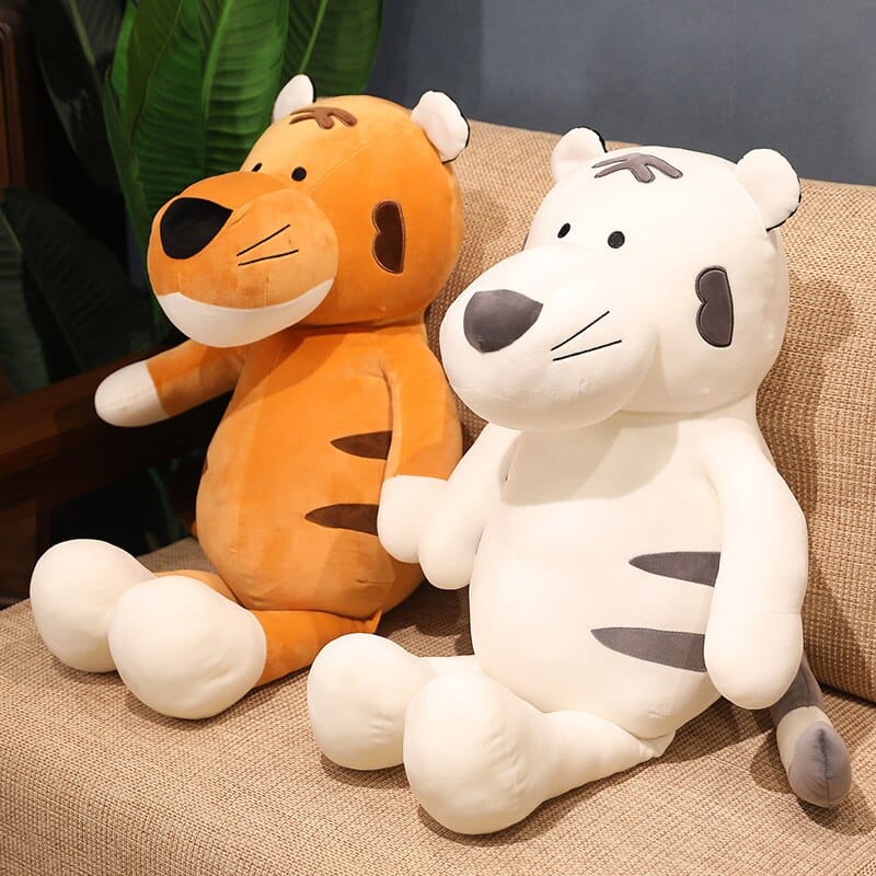 Peluche Tigre Blanc XXL Félinoix™ – Image 2